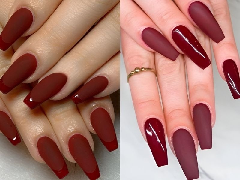 Những mẫu nail tết đơn giản móng dài - Hình số 7