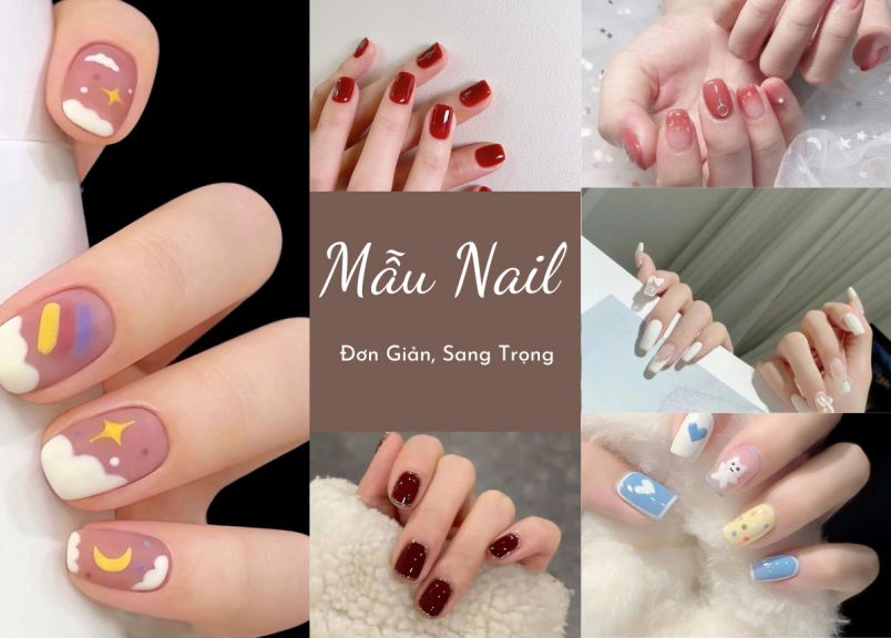 Những mẫu nail nhẹ nhàng đi học cute - Hình số 1