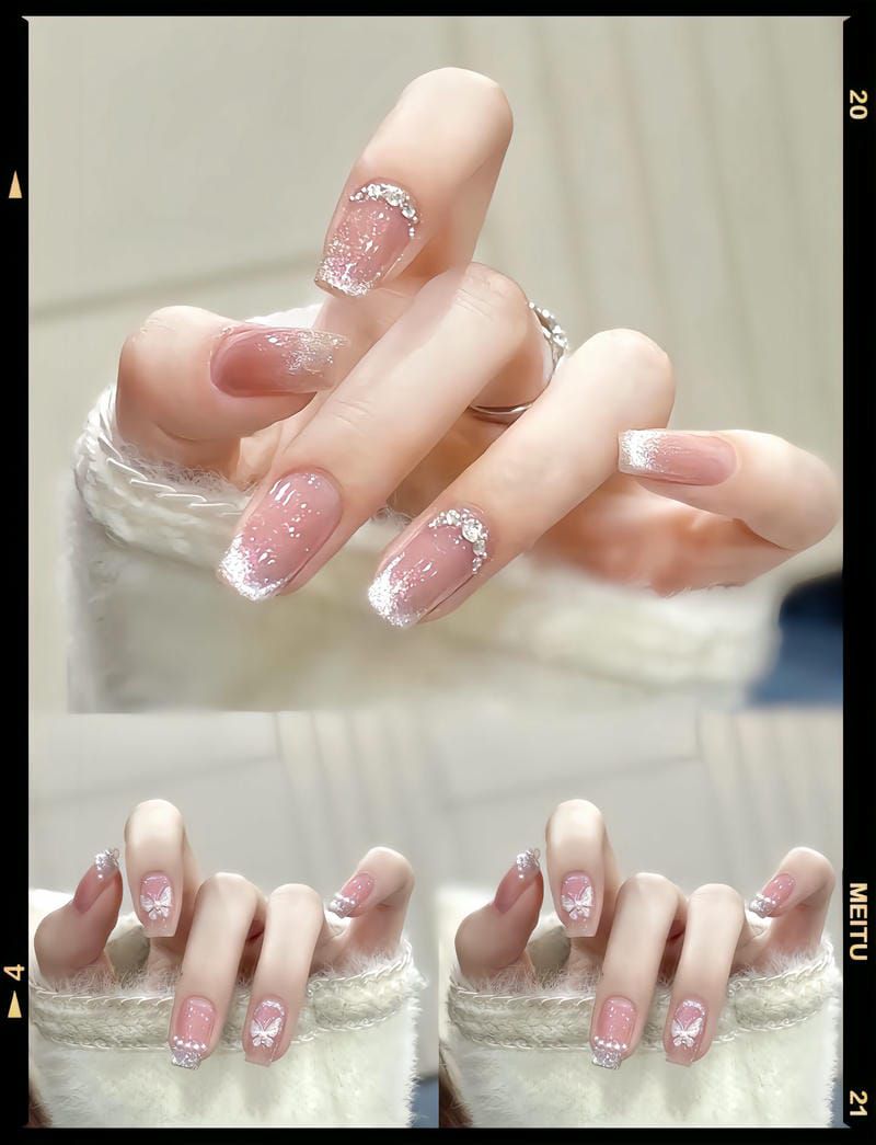 Những mẫu nail mắt mèo hồng thạch - Hình số 9