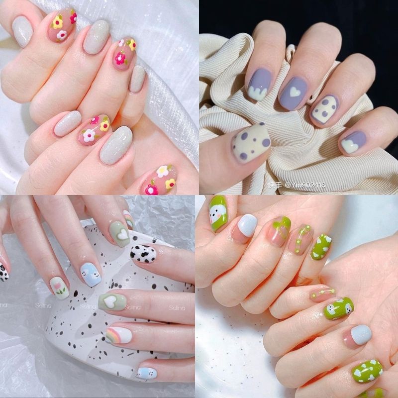 Những mẫu nail ngắn đẹp - Hình số 3
