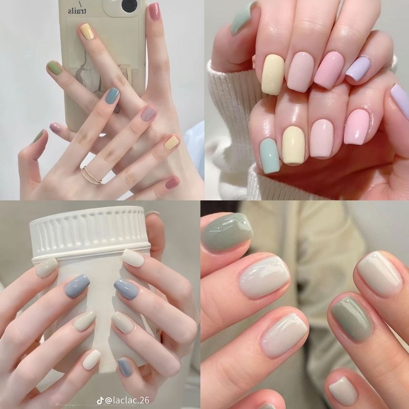 Những mẫu nail đơn giản cho móng ngắn đẹp - Hình số 6