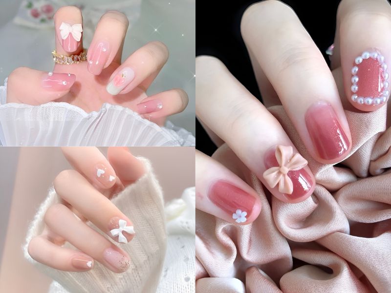 Những mẫu nail đơn giản cho móng ngắn sang trọng - Hình số 4