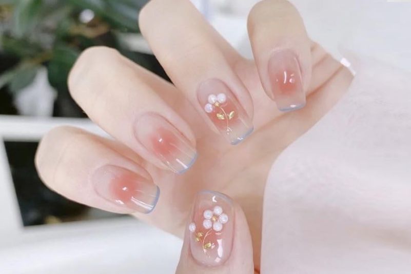 Những mẫu nail đơn giản cho móng ngắn tay - Hình số 7