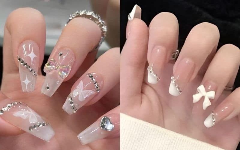 Những mẫu nail tết đơn giản cho tay - Hình số 10