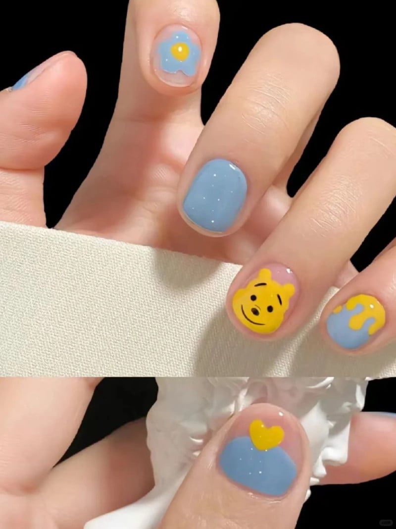 Những Mẫu nail tết đơn giản cho bé gái - Hình số 6