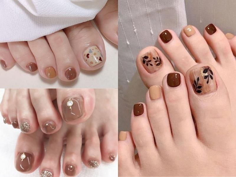 Những mẫu nail cho da ngăm cho chân - Hình số 3
