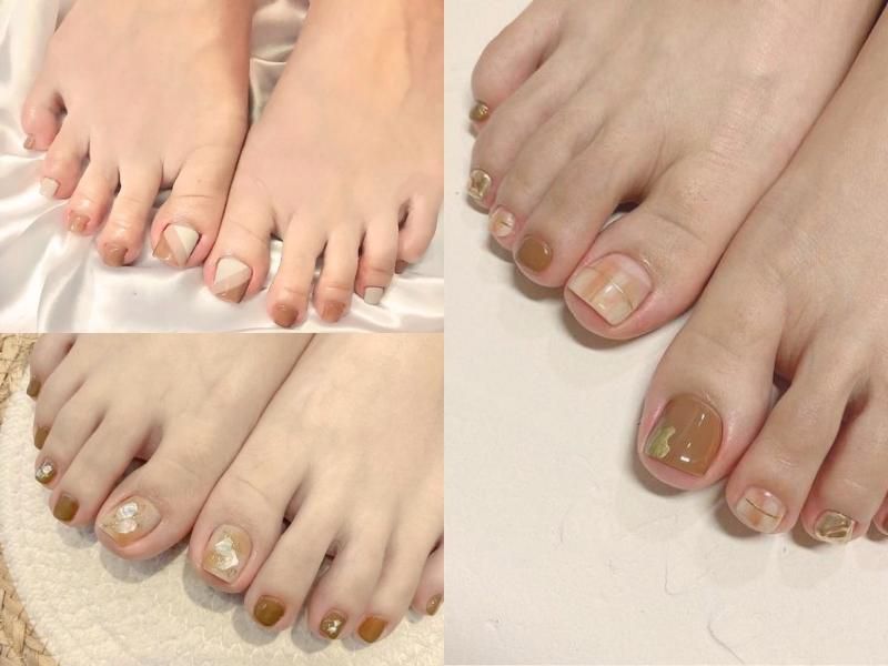 Những mẫu nail cho da ngăm cho chân - Hình số 4