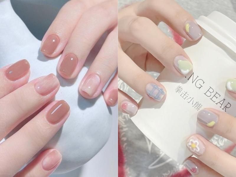 Những mẫu nail nhẹ nhàng đi học đẹp - Hình số 1