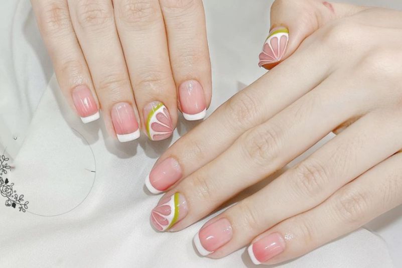 Những mẫu nail nhẹ nhàng đi học đẹp - Hình số 4
