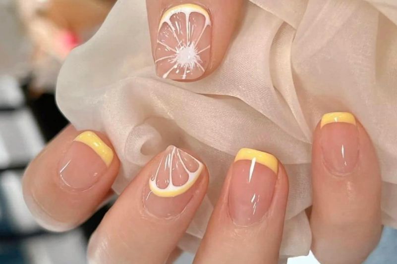 Những mẫu nail nhẹ nhàng đi học đẹp - Hình số 7