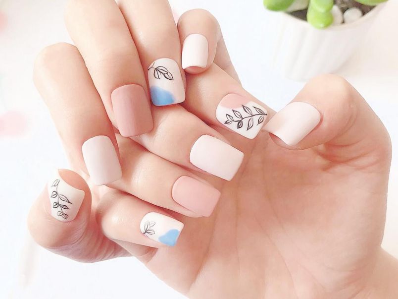 Những mẫu nail nhẹ nhàng đi học đẹp - Hình số 8