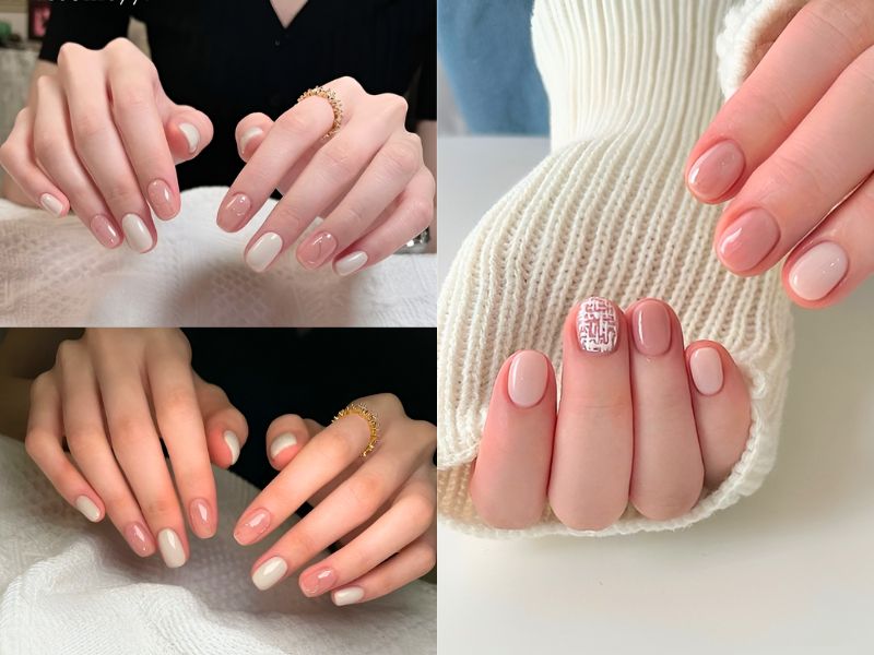 Những mẫu nail ngắn tròn - Hình số 5
