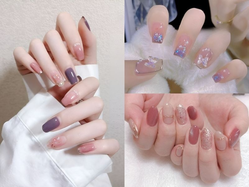 Những mẫu nail cho da ngăm cho móng ngắn - Hình số 4