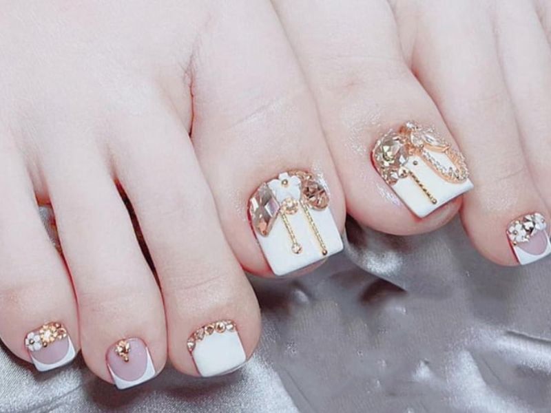 Những màu nail chân đẹp cho da ngăm cá tính - Hình số 8