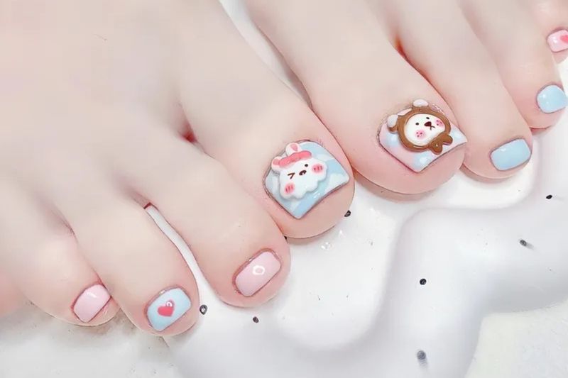 Những màu nail chân đẹp cho da ngăm xinh sắn - Hình số 5
