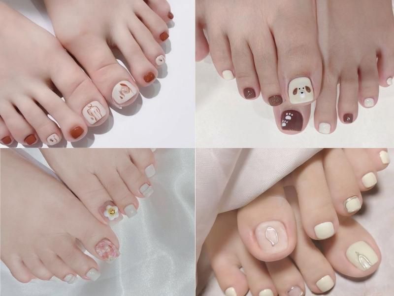 Những màu nail chân đẹp cho da ngăm xinh sắn - Hình số 8