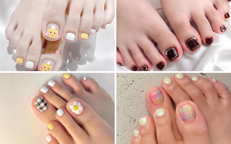 Những màu nail chân đẹp cho da ngăm xinh sắn - Hình số 9