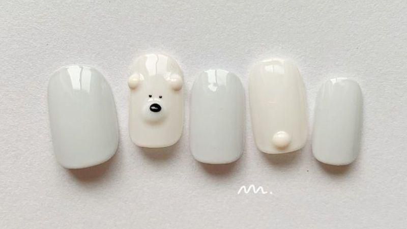 Những mẫu nail móng tay giả đẹp đơn giản - Hình số 4