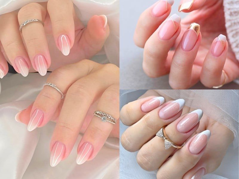 Những mẫu nail cô dâu màu hồng - Hình số 5