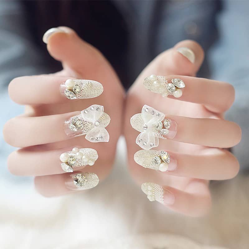 Những mẫu nail cô dâu đẹp - Hình số 4