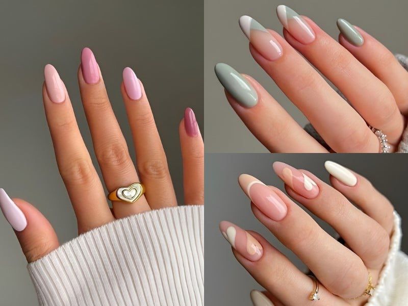 Những mẫu nail cô dâu màu hồng - Hình số 6