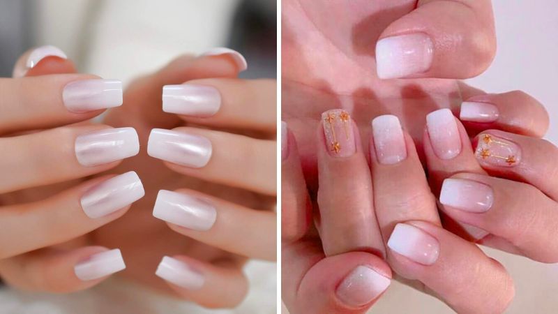 Những mẫu nail cô dâu màu hồng - Hình số 9