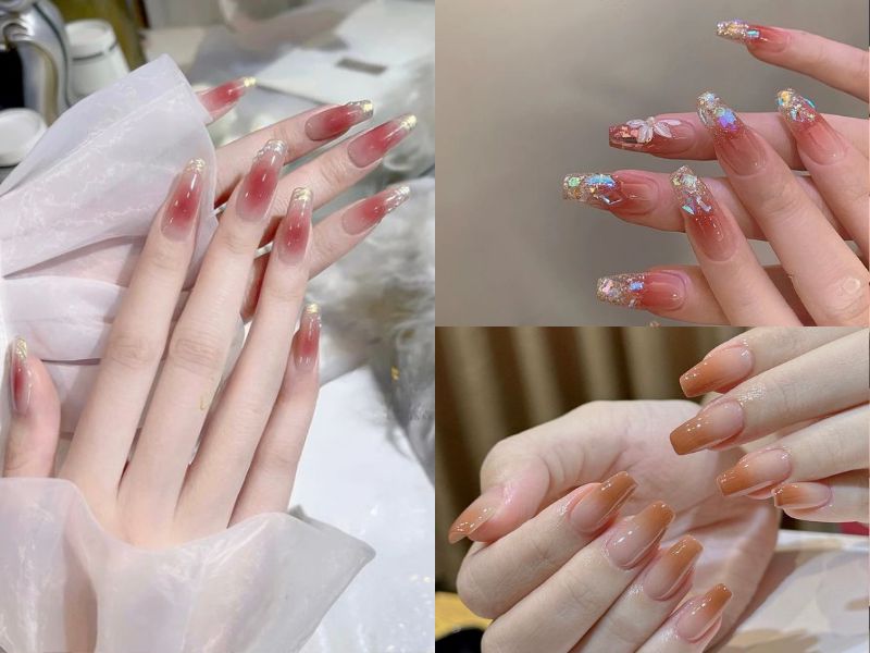 Những mẫu nail cô dâu đơn giản - Hình số 10