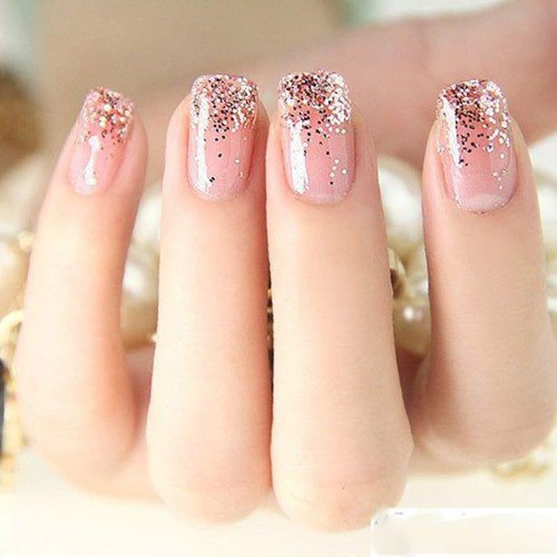Những mẫu nail cô dâu đơn giản - Hình số 3