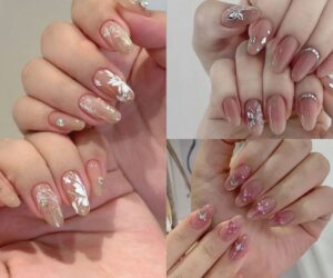 Những mẫu nail cô dâu đơn giản - Hình số 4