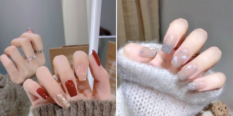 Những mẫu nail tay nhẹ nhàng đơn giản - Hình số 10