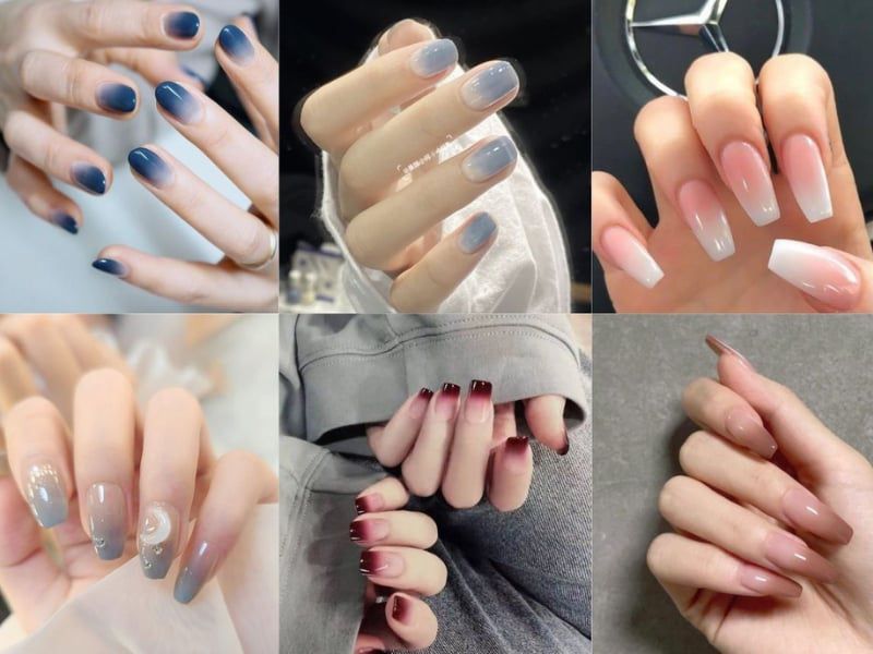 Những mẫu nail tay nhẹ nhàng đơn giản - Hình số 2