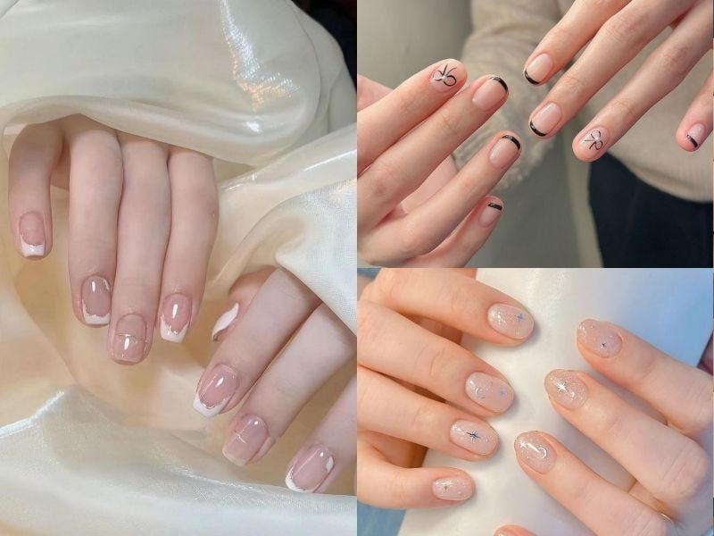 Những mẫu nail tay nhẹ nhàng đơn giản - Hình số 3