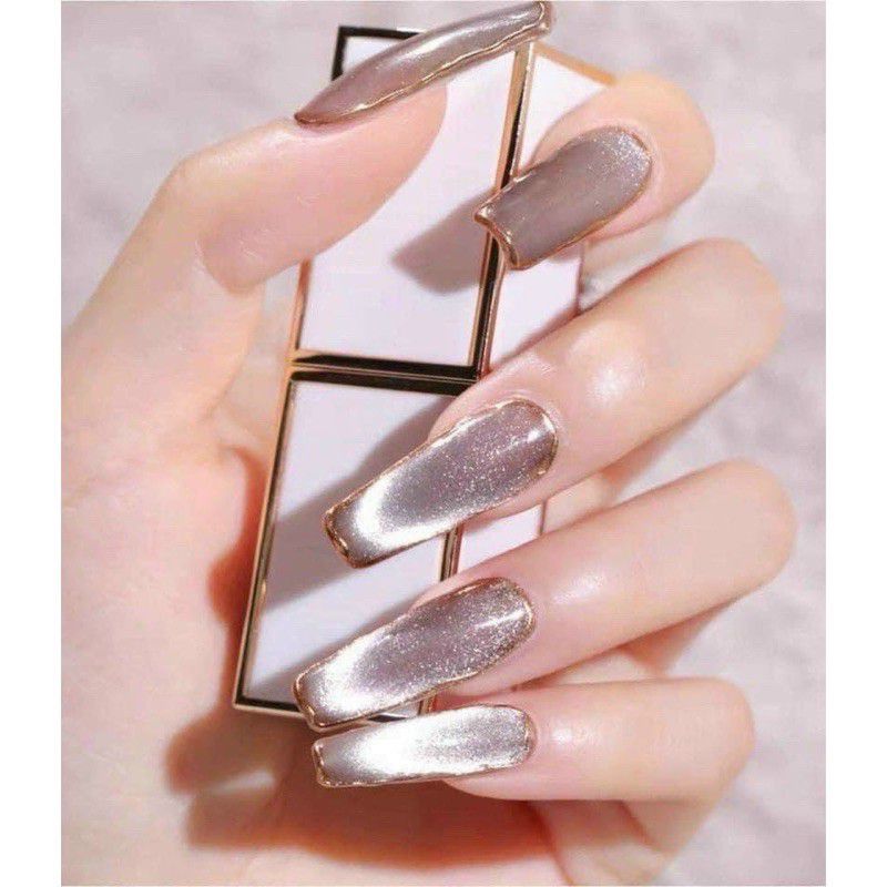 Những những mẫu nail mắt mèo kim cương đẹp - Hình số 2