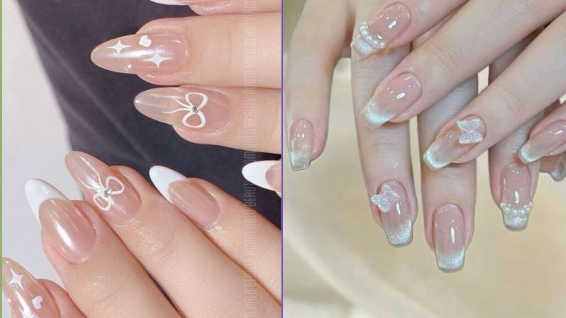 Những mẫu nail mắt mèo trắng sang chảnh - Hình số 9