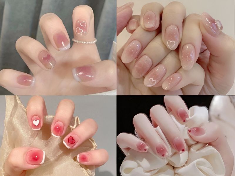 Những mẫu nail sơn thạch đẹp nhẹ nhàng - Hình số 8