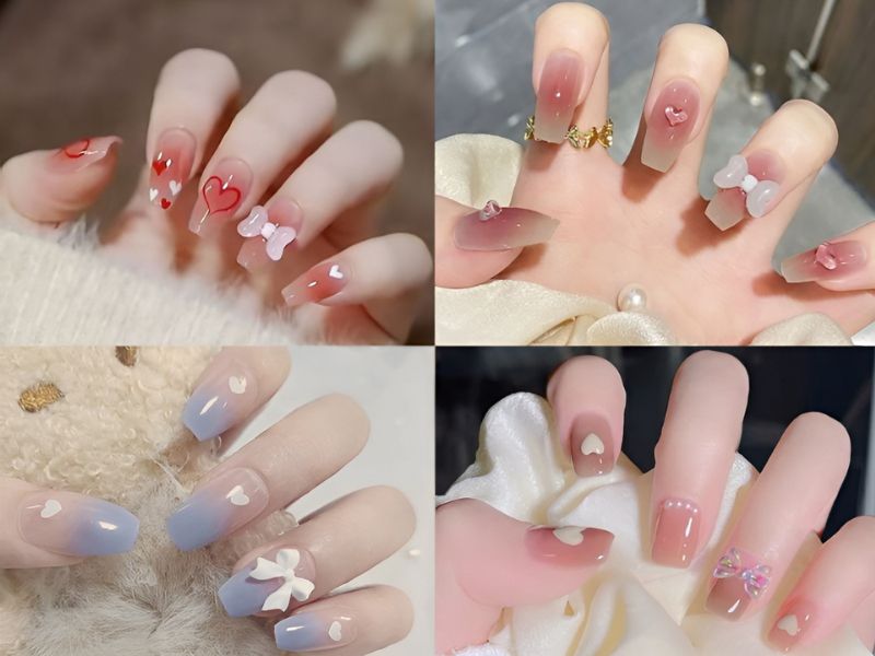 Những mẫu nail sơn thạch đẹp đơn giản - Hình số 6