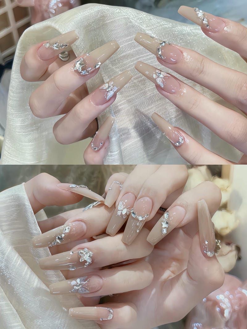 Những mẫu nail sơn thạch đẹp đơn giản - Hình số 9