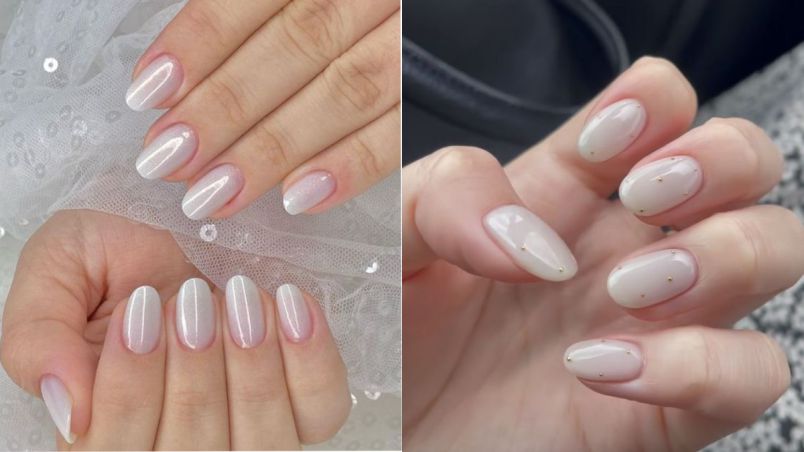 Những mẫu nail thạch gạo - Hình số 2