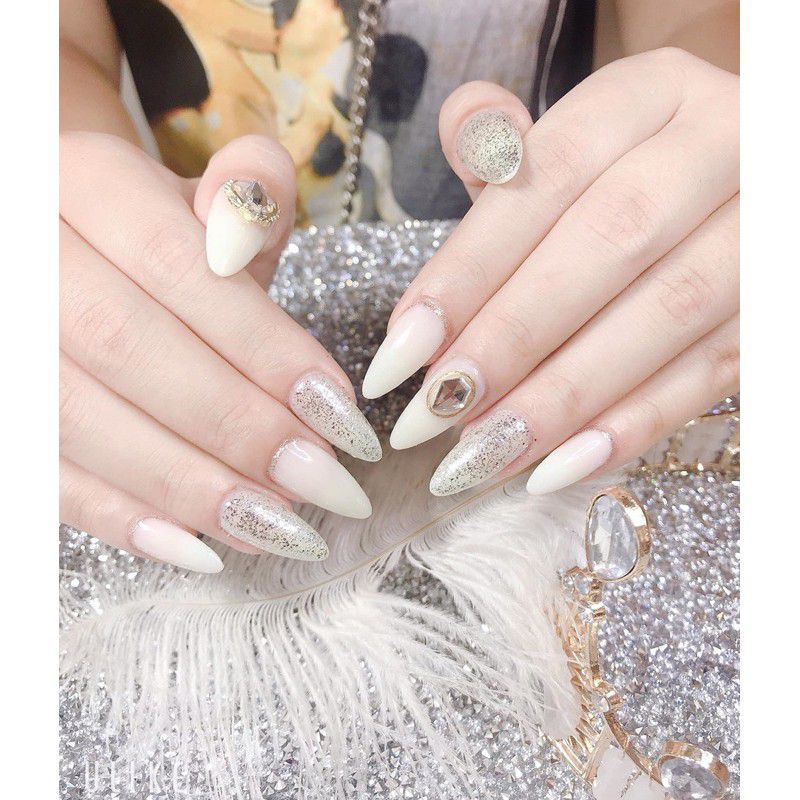 Những mẫu nail thạch gạo - Hình số 3