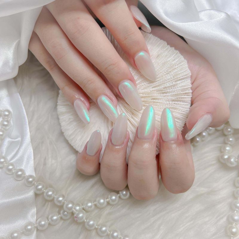 Những mẫu nail thạch gạo - Hình số 6