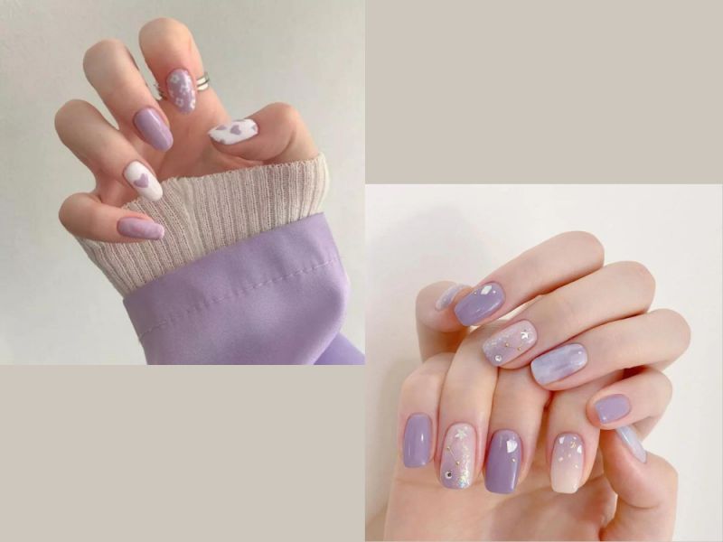 Những mẫu nail móng vuông ngắn đơn giản - Hình số 1