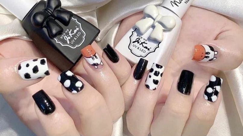 Những mẫu nail móng tay giả đẹp ngắn cá tính - Hình số 10