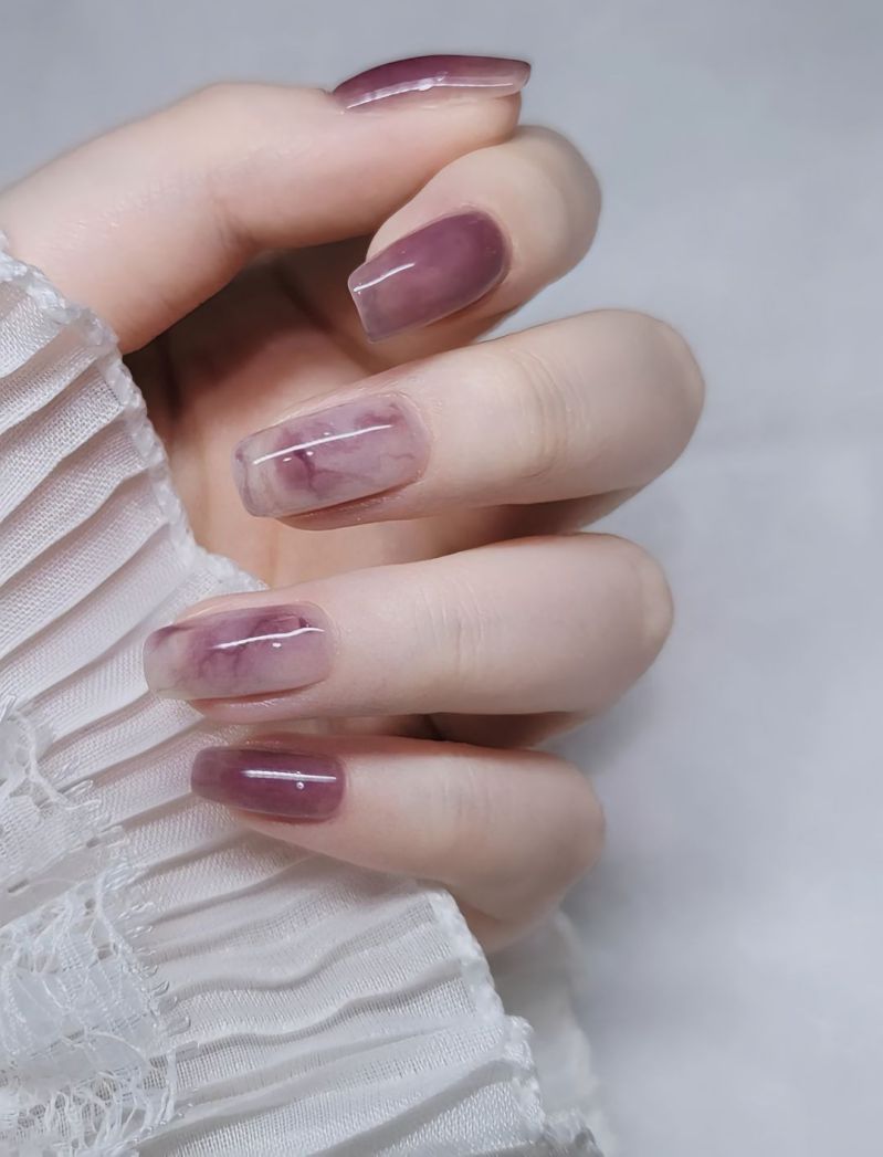 Những mẫu nail sơn thạch đẹp cho tay - Hình số 3
