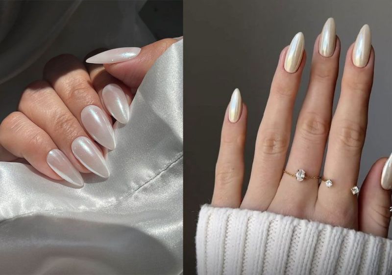 Những mẫu nail tráng gương đơn giản - Hình số 8