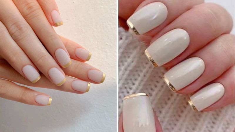 Những mẫu nail cô dâu vuông - Hình số 10
