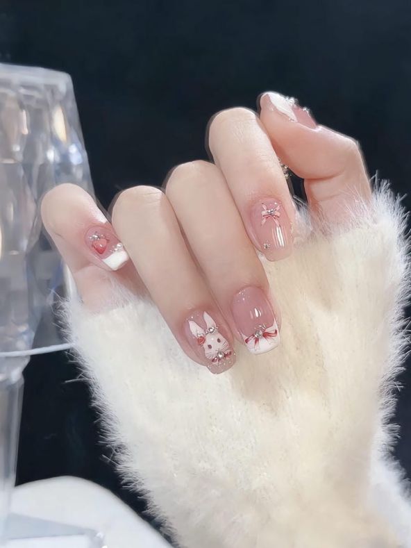 Những mẫu nail tay nhẹ nhàng cho điện thoại - Hình số 4