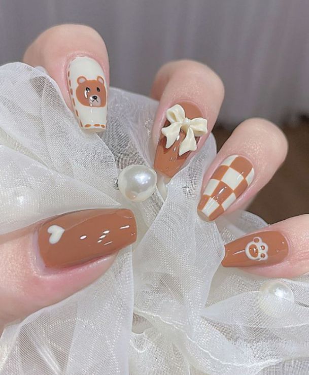 Những mẫu nail tay nhẹ nhàng cho điện thoại - Hình số 5