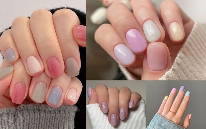 Những mẫu nail móng vuông ngắn sang trọng - Hình số 10