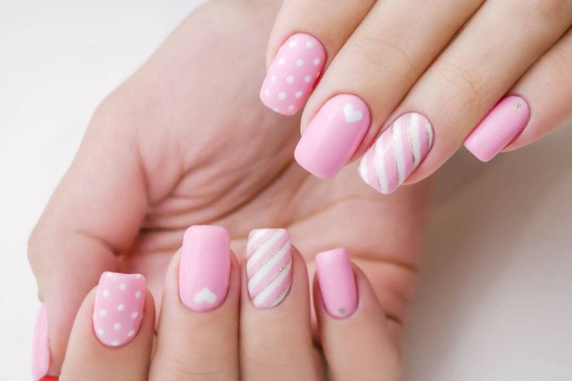 Những nail màu hồng pastel tự nhiên - Hình số 3