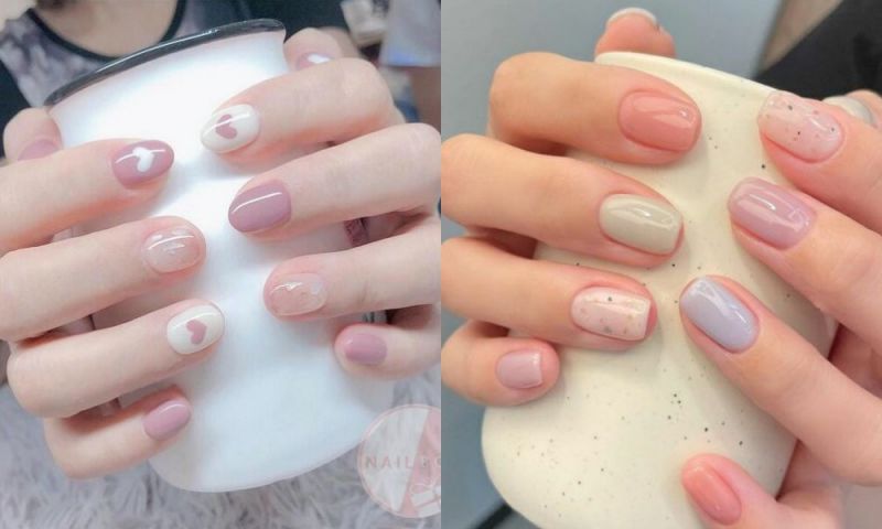 Những nail màu hồng pastel tự nhiên - Hình số 8